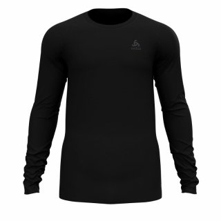BL TOP CREW NECK L/S ACTIVE F/DRY LIGHT - BLACK