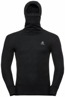 BL TOP WITH FACEMASK L/S ACTIVE WARM ECO - BLACK