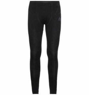SUW BOTTOM PANT PERFORMANCE EVOLUTION WA - BLACK   ODLO GRAPHITE GREY