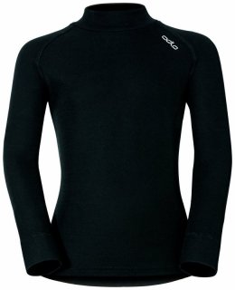 BL TOP TURTLE NECK L/S ACTIVE WARM ECO K - BLACK