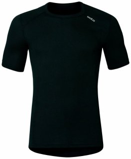 BL TOP CREW NECK S/S ACTIVE WARM ECO - BLACK