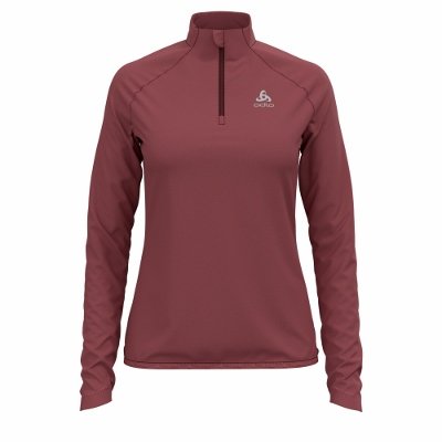 MIDLAYER 1/2 ZIP CARVE LIGHT - ROAN ROUGE stop fw20