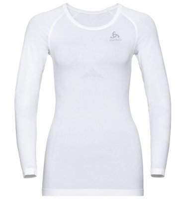 SUW TOP CREW NECK L/S PERFORMANCE EVOLUT - WHITE