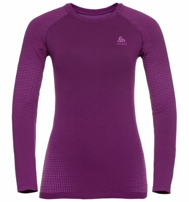 BL TOP CREW NECK L/S PERFORMANCE WARM EC - CHARISMA / PURPLE CACTUS FLOWER